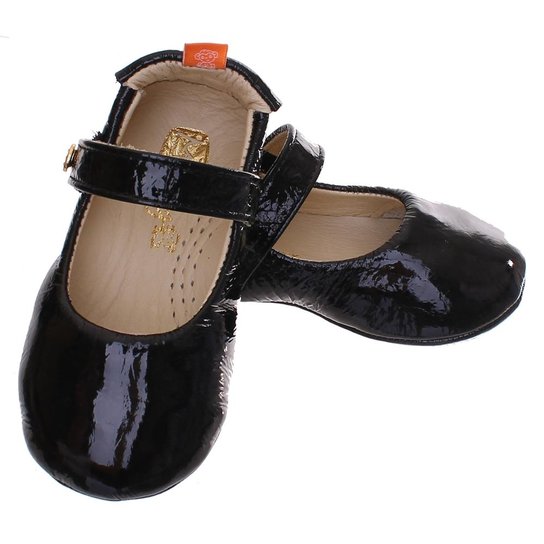 Sapato Boneca Mogly Verniz - Preto