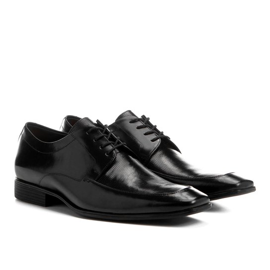 Sapato Social Couro Shoestock Léo - Preto
