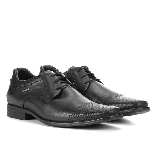 Sapato Social Ferracini Perfuros Masculino - Preto