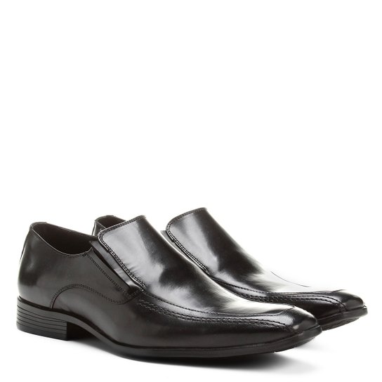Sapato Social Shoestock Couro - Preto