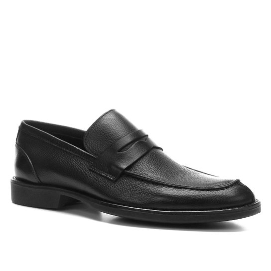 Sapato Social Shoestock Detalhe Pesponto Masculino - Preto