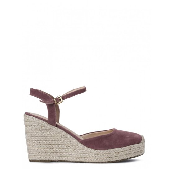 Scarpin Amaro Espadrille Salto Corda Feminina - Vermelho