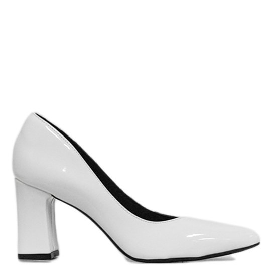 Scarpin Liszy Salto Alto Feminino - Branco
