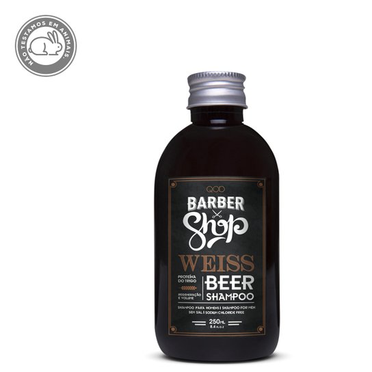 Shampoo QOD Barber Shop Weiss Beer 250ml - Incolor
