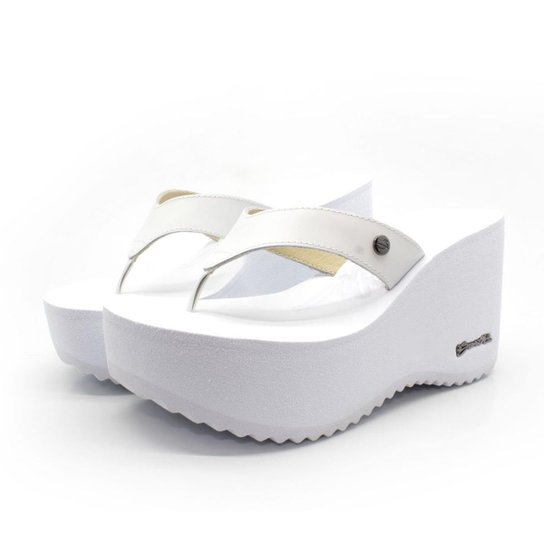 Tamanco Barth Shoes Sorvete Bicolor Tratorado - Branco