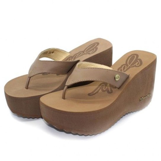 Tamanco Barth Shoes Sorvete Bicolor Tratorado - Marrom Escuro