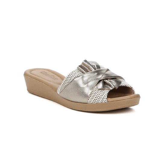 Tamanco Feminino Usaflex - Caramelo
