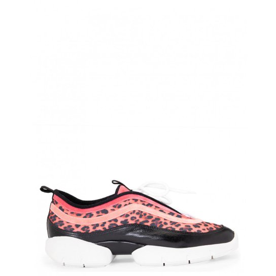 Tênis Amaro Amarração Feminino - Preto+Rosa