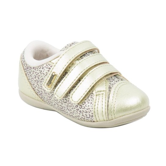 Tênis Casual Com Alça Klassipé Champagne - Rose Gold