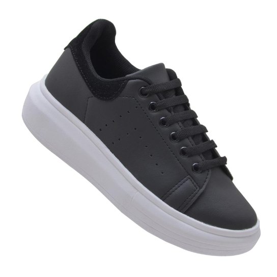 Tênis Casual Sbelta Feminino - Preto