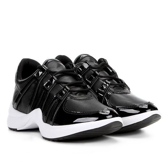 Tênis Chunky Ramarim Sneaker Feminino - Preto