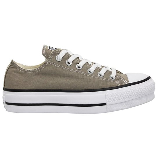 Tênis Converse All Star Plataform Feminino - Cinza