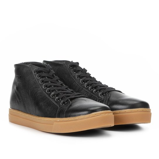 Tênis Couro Walkabout New Box Masculino - Preto