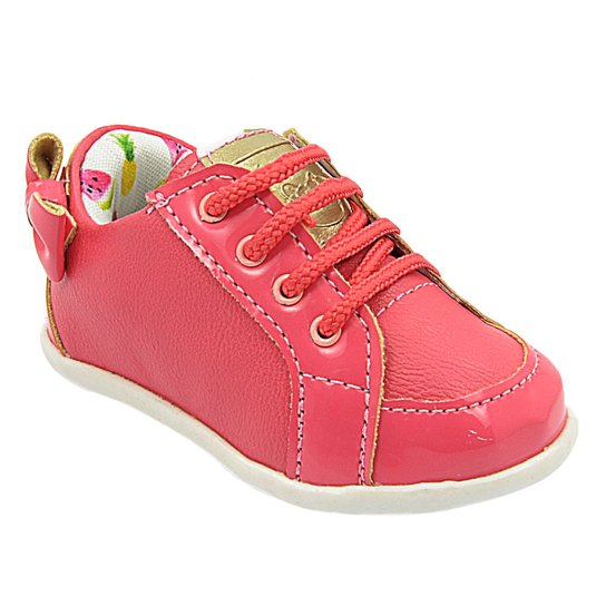 Tênis Feminino Pé com Pé - Rosa+Pink