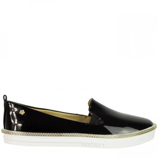 Tênis Feminino Petite Jolie Golden - Preto