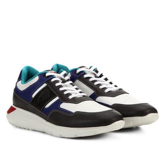 Tênis Ferracini Elektra Masculino - Branco+Preto
