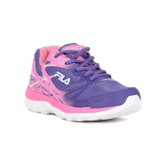 Tênis Fila - Pink+Roxo