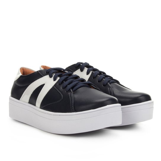 Tênis Flatform Somoda Feminino - Marinho