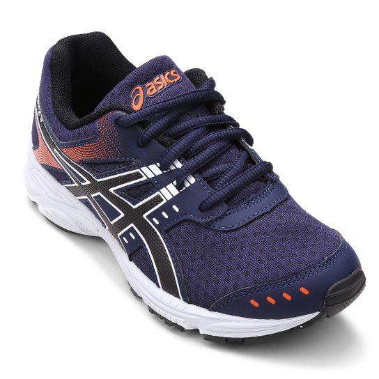 Tênis Infantil Asics Buzz 3 Gs Feminino - Marinho+Laranja