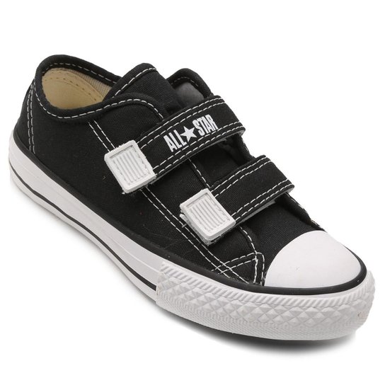 Tênis Infantil Converse All Star CT Border 2 Velcros - Preto