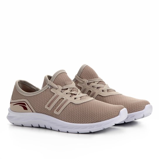 Tênis Kolosh Listra Lateral Feminino - Creme