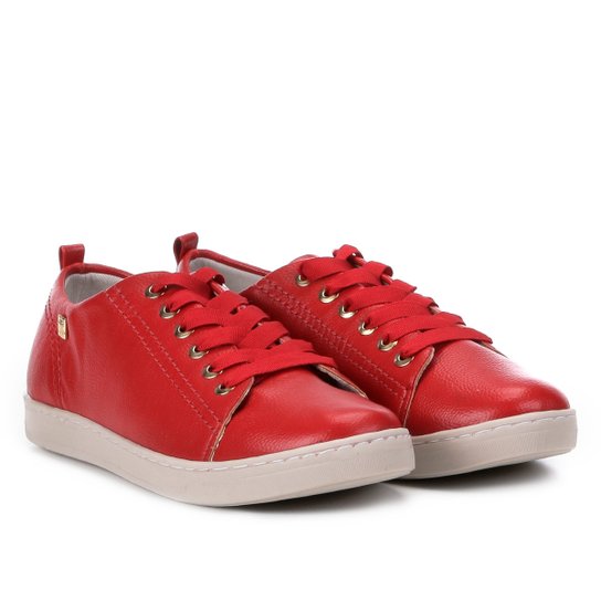 Tênis Loucos & Santos Básico Feminino - Vermelho