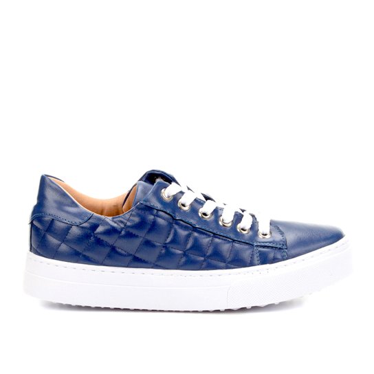 Tênis Shoestock Matelassê Feminino - Marinho
