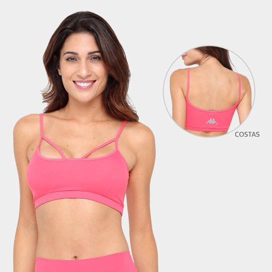 Top com Bojo Kappa De Alça - Vermelho