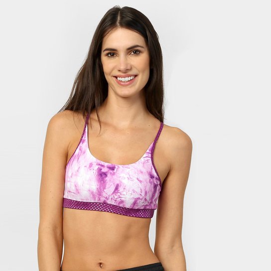 Top Fila Mist - Roxo+Branco