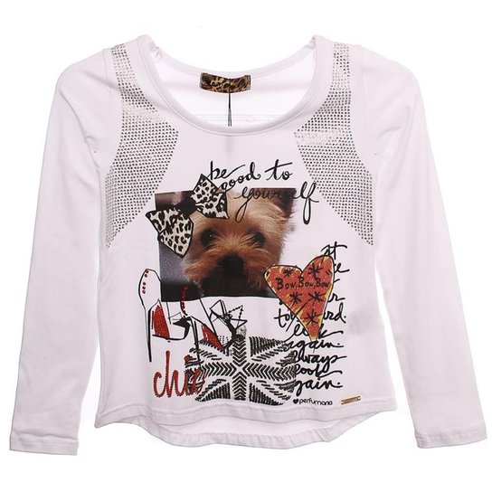 TShirt Detalhe Ombro - Branco
