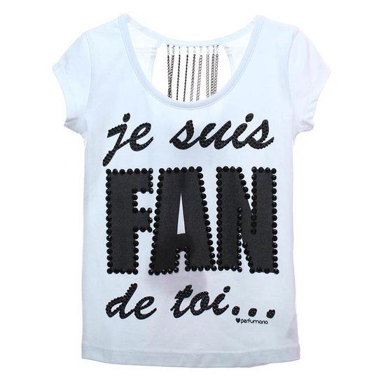 TShirt Fan Detalhe Costas - Branco