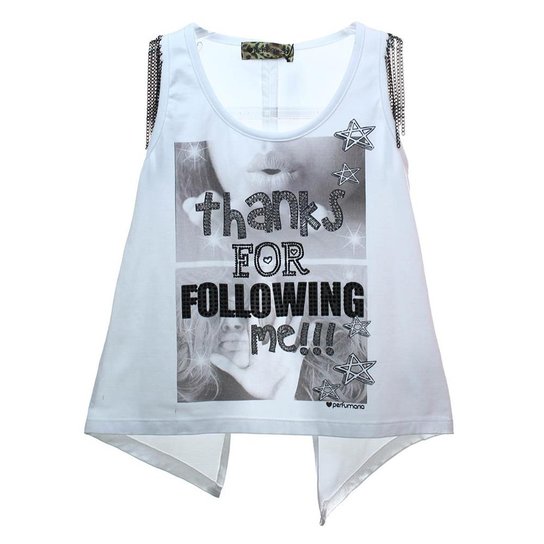 TShirt Thanks Franja Metal - Branco