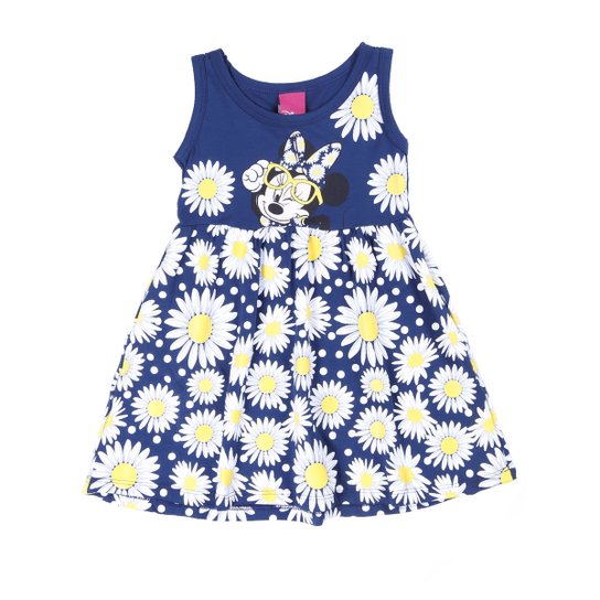 Vestido Disney Feminino - Azul