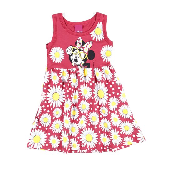 Vestido Disney Feminino - Vermelho