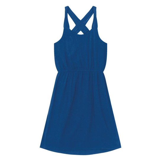 Vestido Endless Crepe - Azul