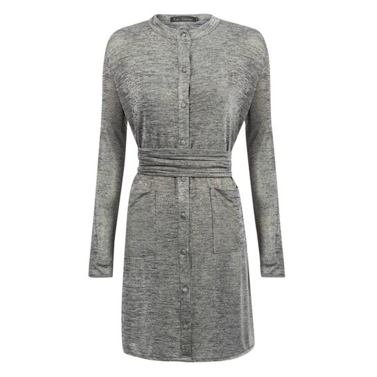 Vestido Kika Simonsen Camisa Feminina - Cinza