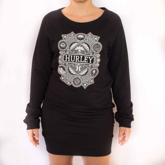 Vestido United Hurley - Preto