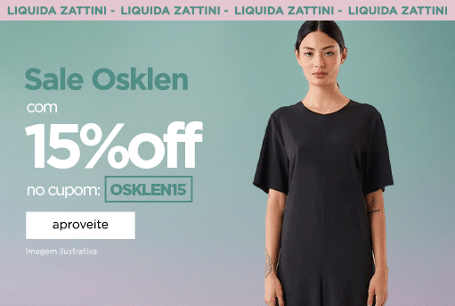 Osklen com cupom de 15%