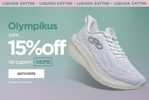 Olympikus com 15% off no cupom