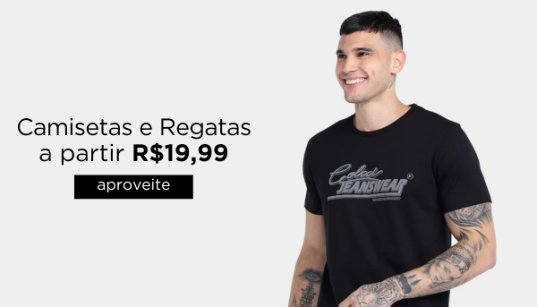 Camisetas e regatas
