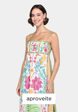 Vestido Curto Farm Oásis