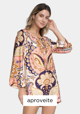 Vestido Farm Curto Beleza