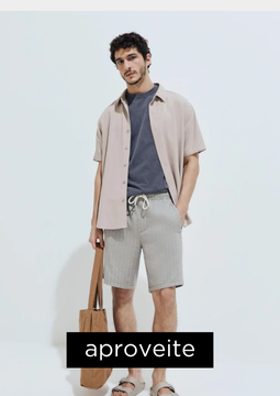 Bermuda Masculina Texturizada