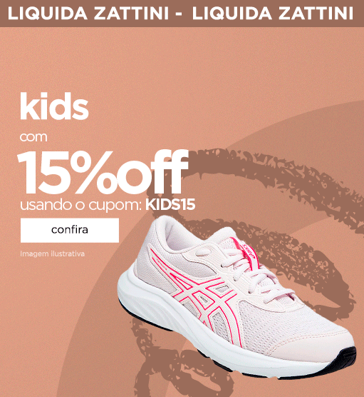 Kids com cupom de 15%
