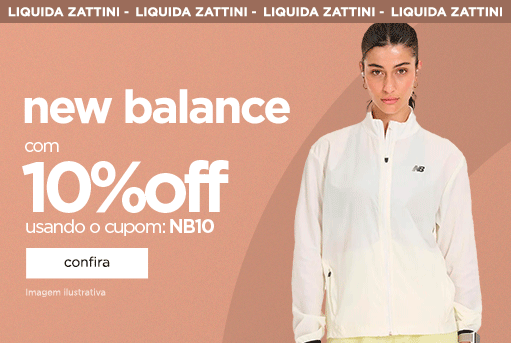 New balance com cupom de 10%