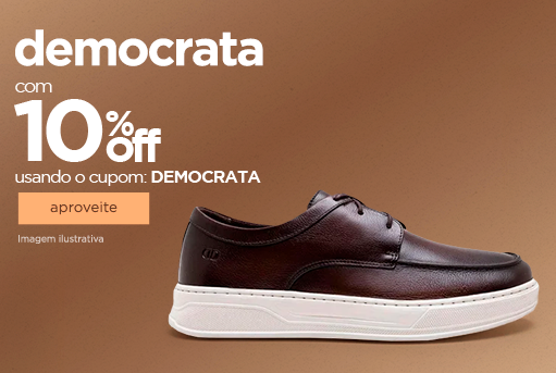 Democrata com cupom de 10% off