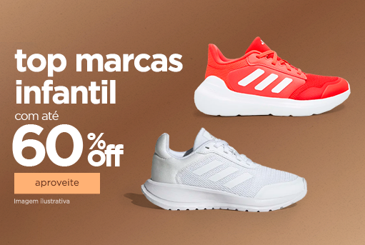Top marcas infantil com até 60% OFF