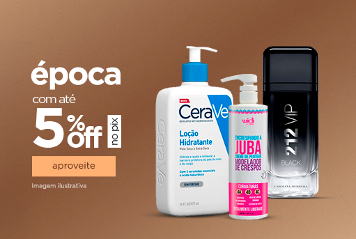 Época 5% off no pix