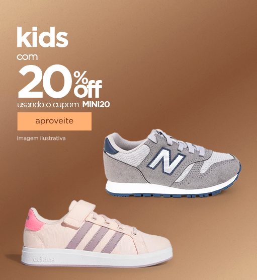 Kids com cupom de 20% off