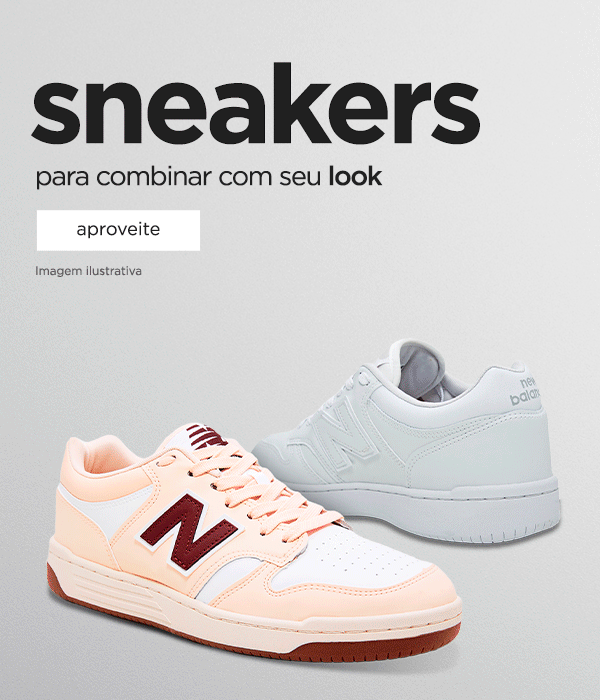 Sneakers para combinar com seu look